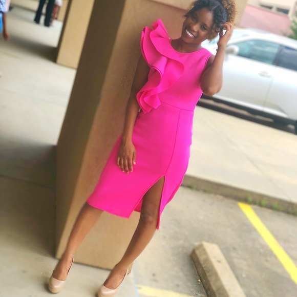 Dresses & Skirts - A bold pink dress